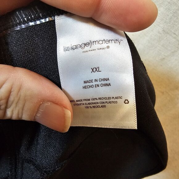 Liz Lange Maternity Swim One Piece Black White Dot Design XXL Strappy With Beads - Picture 10 of 12